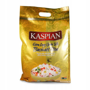 RYŻ BASMATI RICE EXTRA LONG SELLA 5kg Kaspian