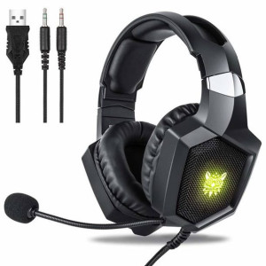 Słuchawki gamingowe Onikuma K8 RGB USB (black)