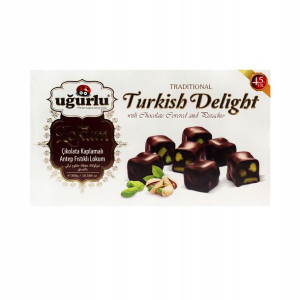 Lokum Tureckie Z Pistacjami W Polewie 300g Ugurlu