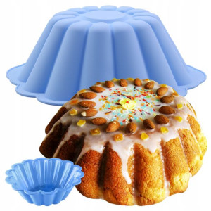 FORMA DO BABKI silikonowa pieczenia ciasta blacha