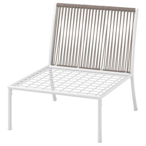 IKEA SEGERON Sekcja 1-osobowa ogrodowa biały/beżowy