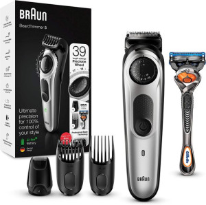 Trymer do zarostu włosów Braun BT5265 + nasadki