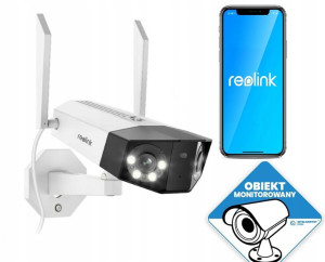 Kamera Zewnętrzna Reolink Duo WiFi 4Mpx Szerokokąt