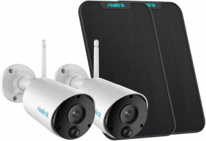 Kamera WiFi Reolink Argus Eco FHD+Panel Solarny x2