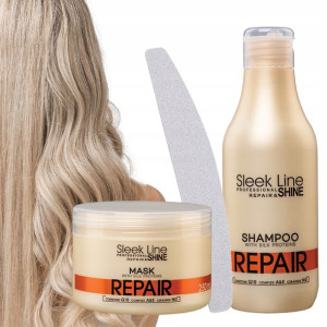 STAPIZ Szampon + maska do włosów REPAIR + pilnik