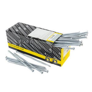 Wkręty do ościeżnic, montaż okien 7,5 x 182 mm stożkowe 100 szt