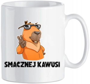 Kubek Kapibara Smacznej Kawusi Prezent Kapibara