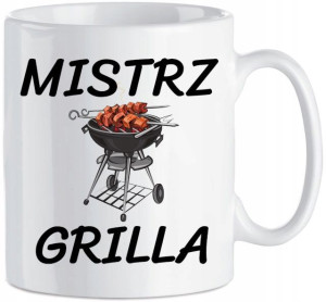 Kubek Mistrz Grilla Prezent Grill nadruk 330 ml