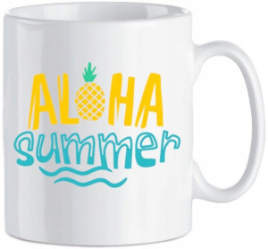 Kubek na LATO nadruk Aloha Summer Ceramika 330 ml