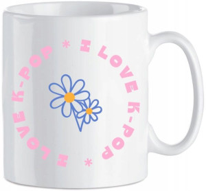 Kubek nadruk Love K-Pop Ceramika 330 ml