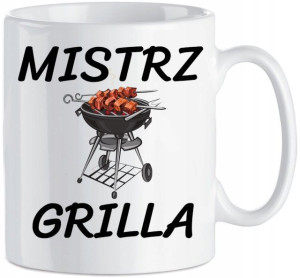 Kubek nadruk Mistrz Grilla Prezent 330 ml