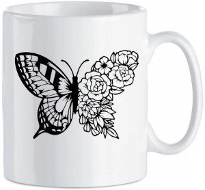 Kubek nadruk Piękny Motyl 330 ml