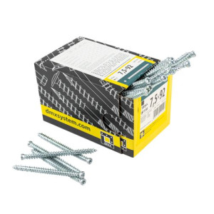 Wkręty do ościeżnic, montaż okien 7,5 x 92 mm walcowe 100 szt