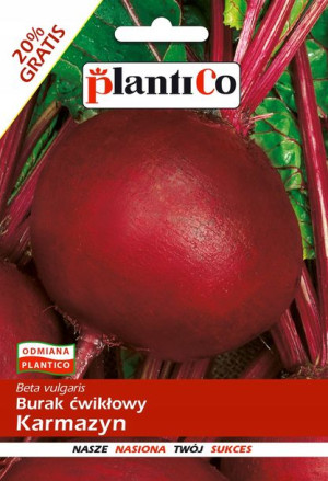Burak ćwikłowy Karmazyn nasiona buraka PlantiCo