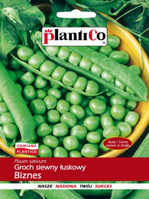 Groch Biznes groszek konserwowy nasiona PlantiCo 40g