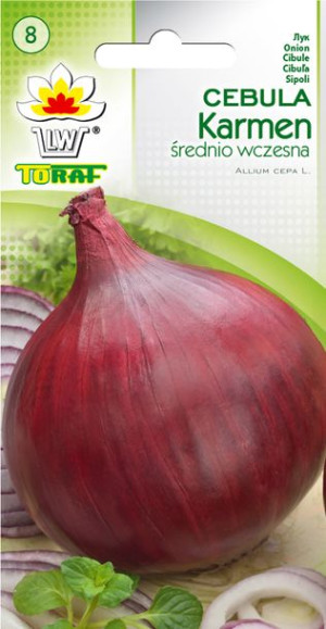 Cebula Karmen Czerwona nasiona cebuli Toraf