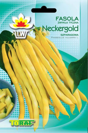 Fasola szparagowa żółta Neckergold tyczna nasiona Toraf