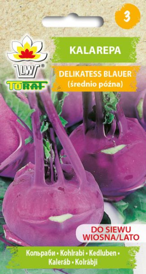 Kalarepa Delikates Blauer nasiona Toraf
