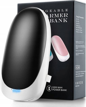 Powerbank z ogrzewaczem 5200mAh 45-58°C czarny
