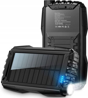 Szybki PANCERNY powerbank solarny 42800mAh PD 18W