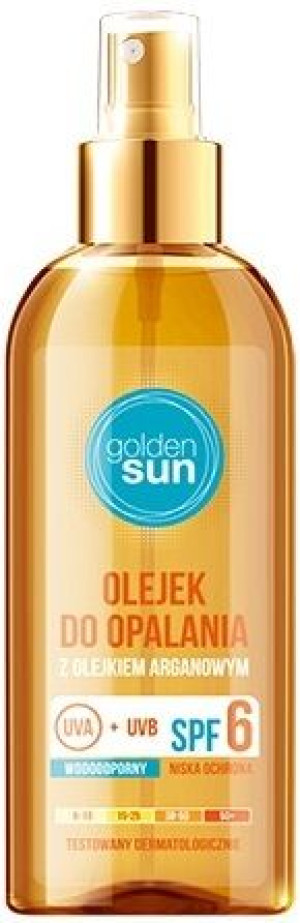 GOLDEN SUN Olejek do Opalania Arganowy SPF 6 150ml
