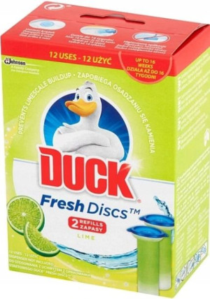 Duck Krążki Żelowe Discs Wkłady Lime Limonka x2szt