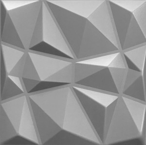 Panele Kasetony Samoprzylepne 3d Diament Szary