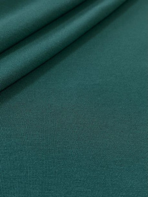 Wiskoza Single Jersey Z Elastanem Aksamitna Zieleń #368 200g