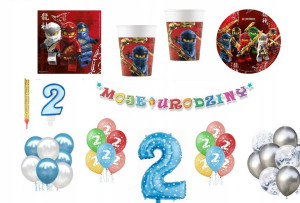 Zestaw Lego Ninjago 2 Urodziny Balony