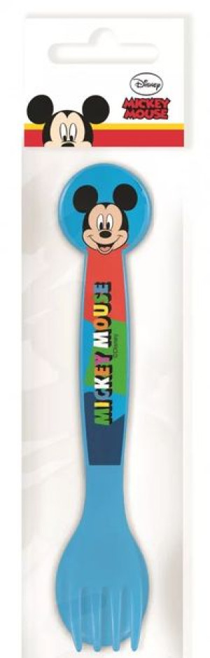 DISNEY MYSZKA Widelec Łyżka Sztućce Plastikowe 2 szt.
