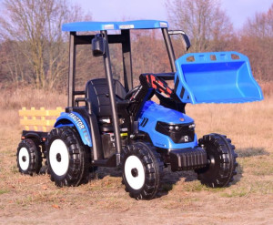Hit! Ogromny Traktor Na Akumulator Z Przyczepą 12 V, 240w +pilot, Spychacz