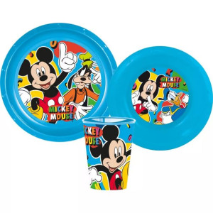 Zestaw Obiadowy Talerz Miska Kubek bez BPA DISNEY