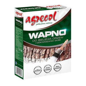 Wapno do bielenia drzew 1,2kg Agrecol
