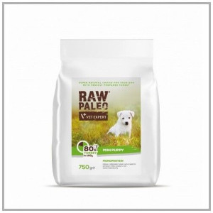 Raw Paleo Turkey indyk puppy mini 750g. Sucha karma psa