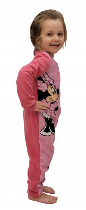 Kombinezon Piżama Pajac Dziecięcy Myszka Minnie 92/98
