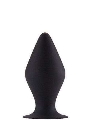Butt Plug with Suction Cup - Small - Black