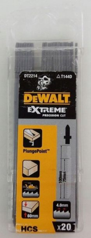 Brzeszczot typu T DeWalt EXTREME SPEED WOOD DT2214