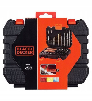 Zestaw Black Decker wiertła bity nasadki A7188
