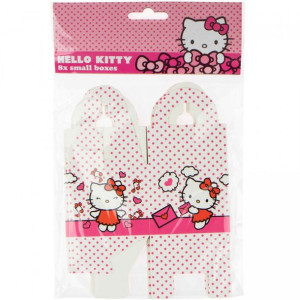 Pudełeczko prezentowe 8szt HELLO KITTY 6,5x6,5x5,5