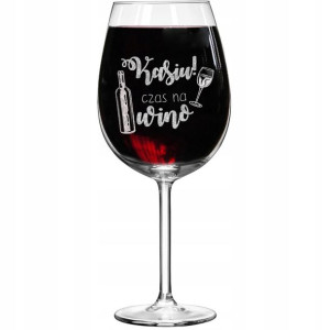 Kieliszek Wino Grawer Walentynki Dzień Kobiet Y2