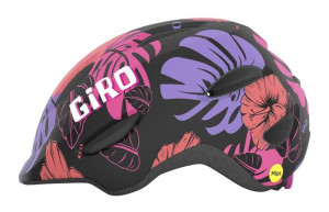 Kask dziecięcy GIRO SCAMP INTEGRATED MIPS matte black floral roz. S (49-53