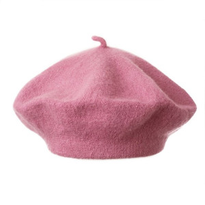 Beret Damski Francuski Wełna z Antenką Berety