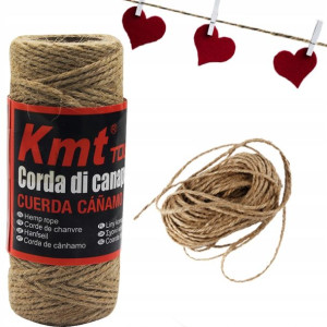 Sznurek Lniany Naturalny Jutowy Juta 50g 3mm