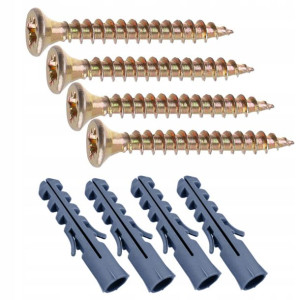 4x Wkręty Kołki Szybkiego Montażu Rozporowe 6x44mm