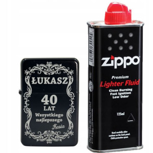 Zapalniczka Benzynowa Z Grawerem Personalizowana