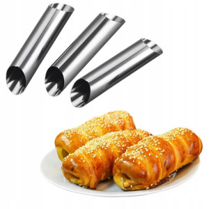 3x Foremki Rurki Do Rurek Z Kremem Ciastek Xxl