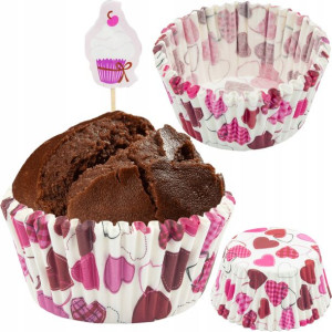24x Foremki Papierowe Babeczki Muffiny Papilotki