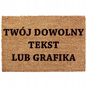 Wycieraczka Pod Drzwi Dowolny Napis Gruba 40x60cm