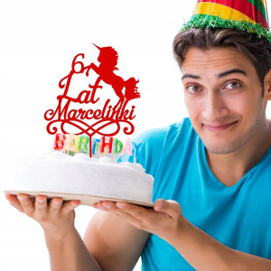 Topper Na Tort Urodzinowy Personalizowany Piker