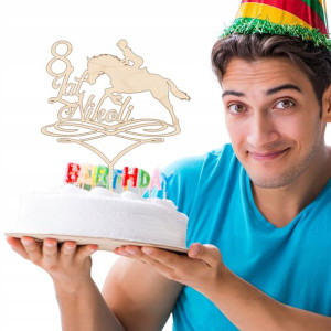 Topper Na Tort Urodzinowy Personalizowany Piker